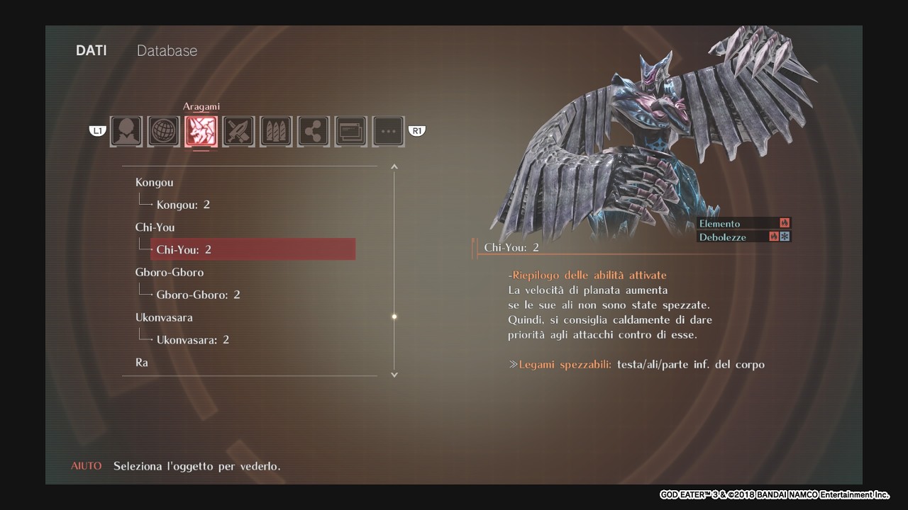 GOD EATER 3: Database - Chi-You