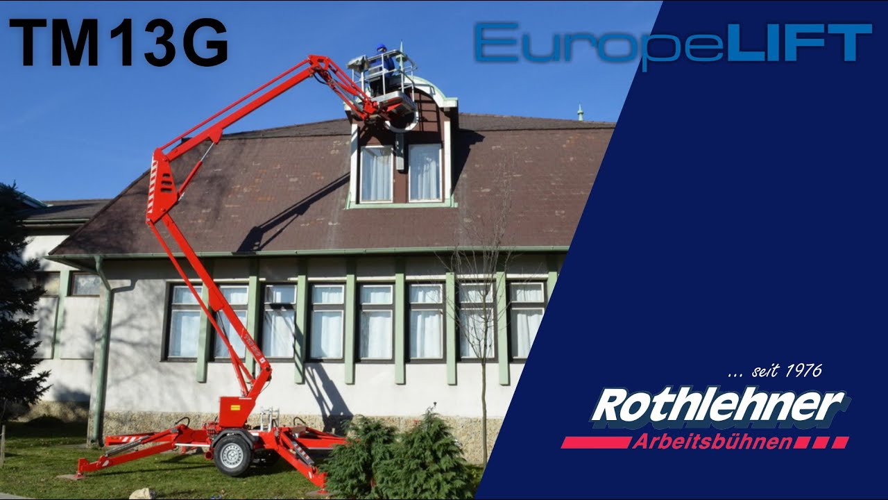 Europelift TM13G  Anhänger-Arbeitsbühne