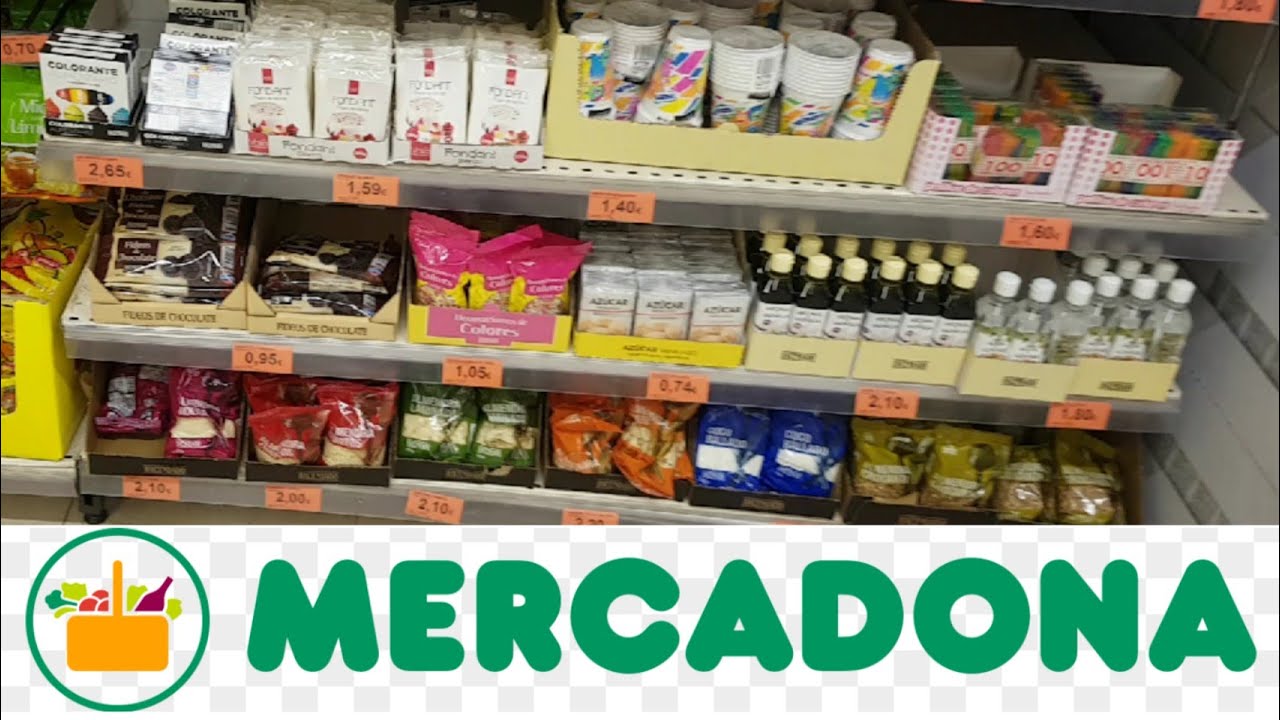 جميع مستلزمات الحلويات من ميركادونا MERCADONA.Productos de repostería de Mercadona
