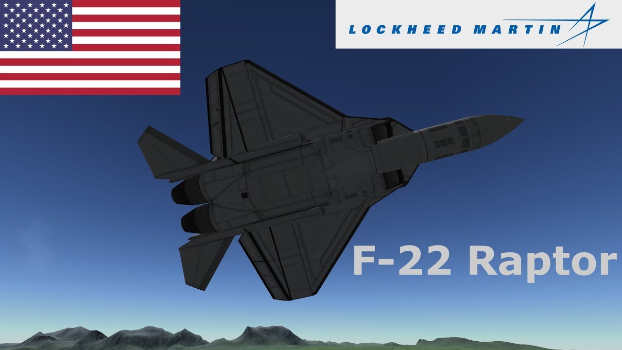 F-22 Raptor Speedbuild (KSP 1.0.5/1.3)