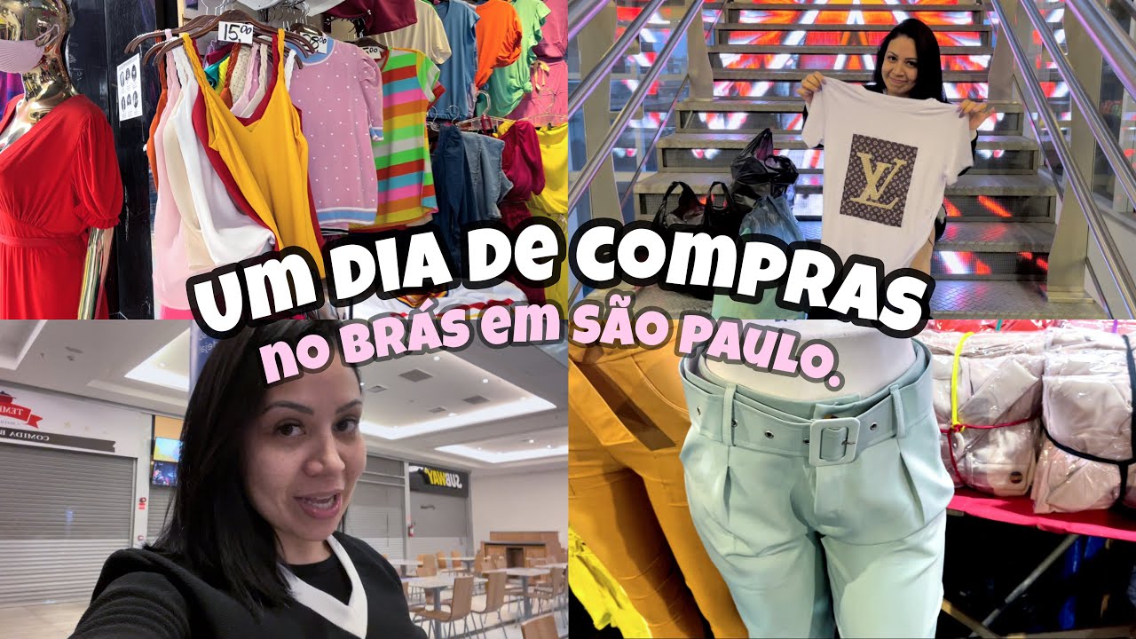 UM DIA INTEIRO FAZENDO COMPRAS NO BRÁS EM SP + Feirinha da madrugada.