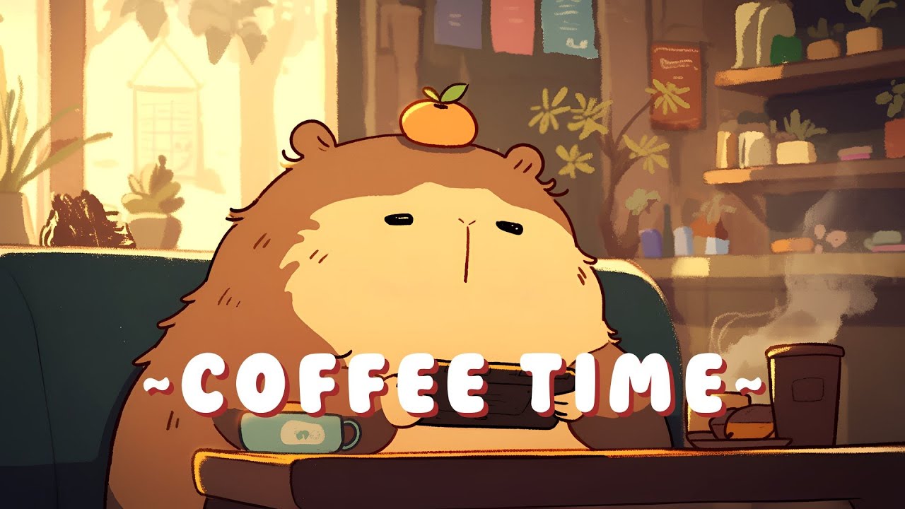 Capybara Music Corner - Study & Chill Music Mix ~ Calm Energy ~ 🦫 🎧 ✨