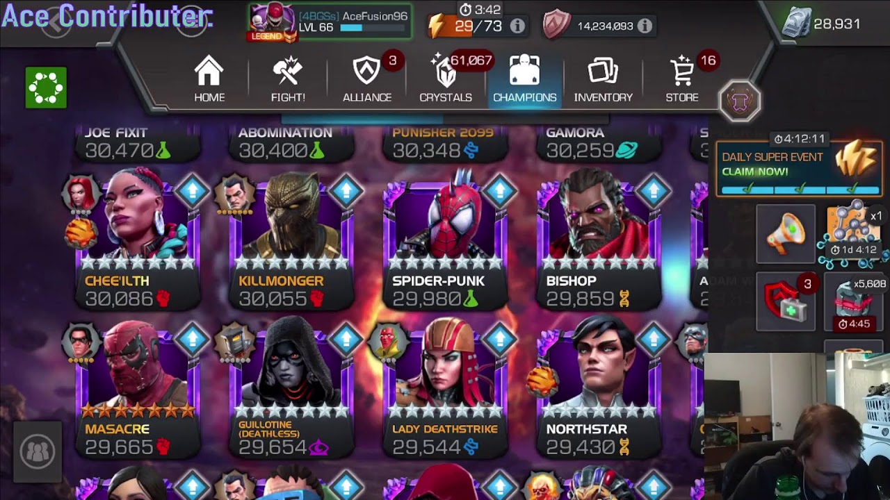 Vends Day Chill Stream [ Final Day BG Season... Mysty's? ] | Marvel Contest of Champions
