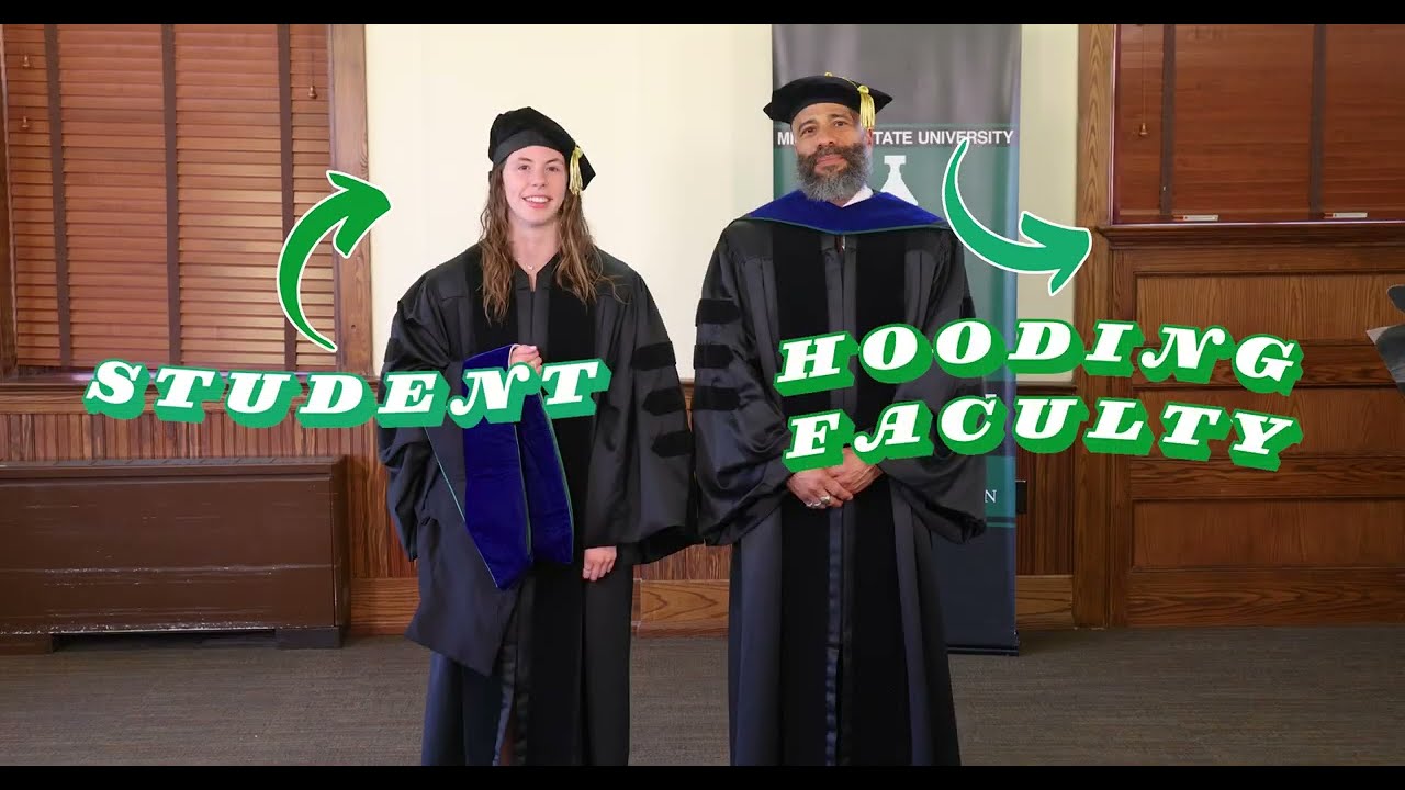 Commencement: Doctoral Hooding Process