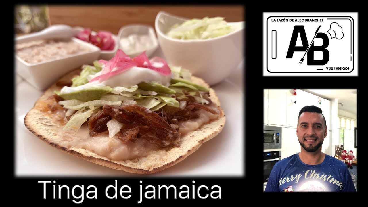 TINGA DE JAMAICA  /  RECETA VEGANA  /  CENA ESPECIAL DE FIN DE A&Ntilde;O  /  DELICIOSA