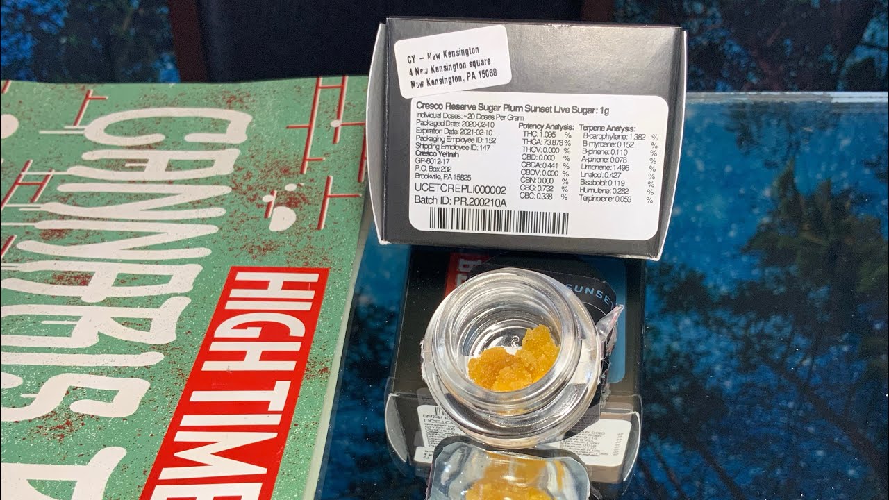 Cresco concentrates Sugar plum sunset #cresco