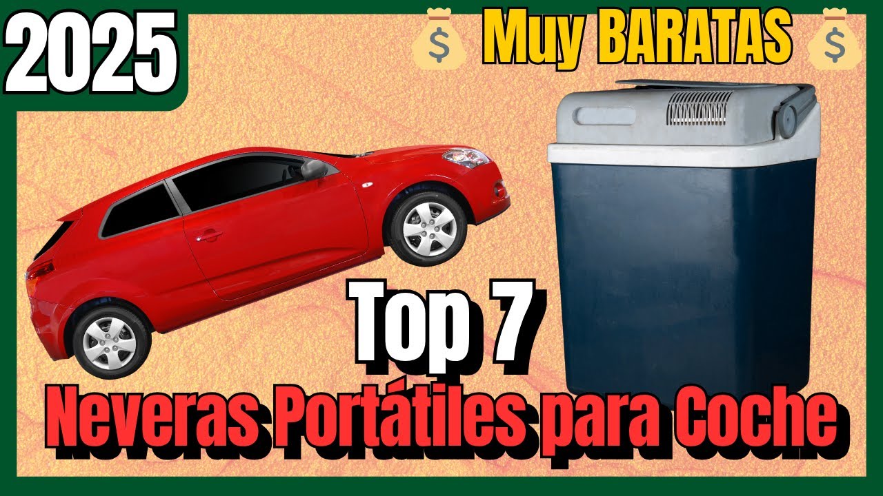 🔥 Las 7 mejores NEVERAS PORT&Aacute;TILES PARA COCHE BARATAS de Aliexpress [2025] Refrigerador Auto