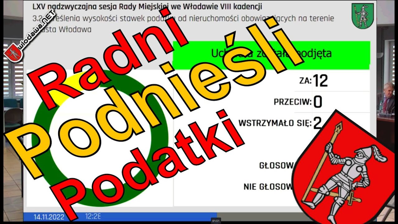 #Włodawa.net - Radni podnieśli podatki mieszkańcom Włodawy