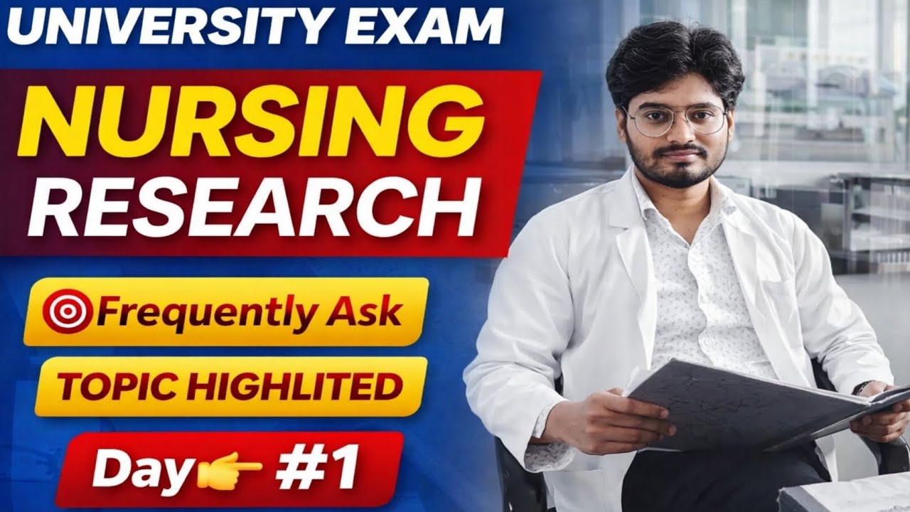 Nursing Research Day 1। What is research। Write Need of Research। Steps of Research Process 