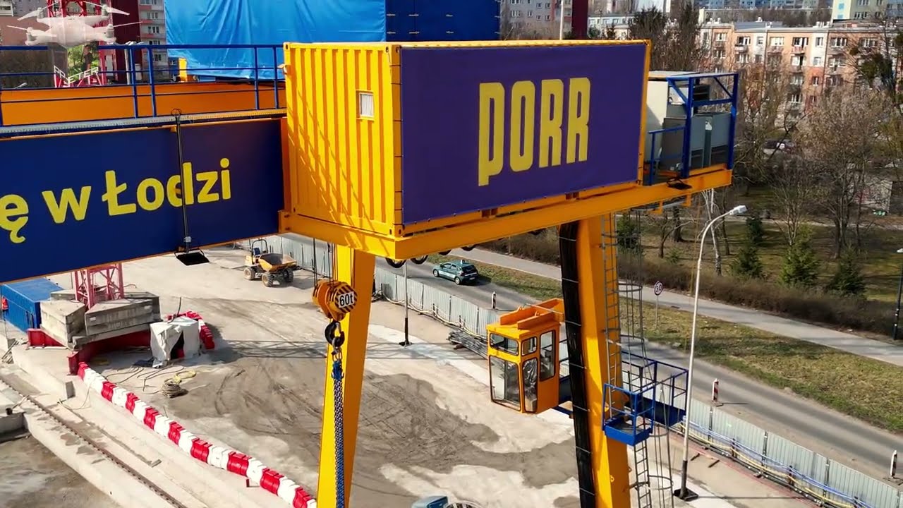 #32 Ł&Oacute;DŹ, ŚREDNICA KOLEJOWA DALEKOBIEŻNA KDP, TUNEL ZACHODNI, KOMORA RETKINIA, 19 03 2026 DRON