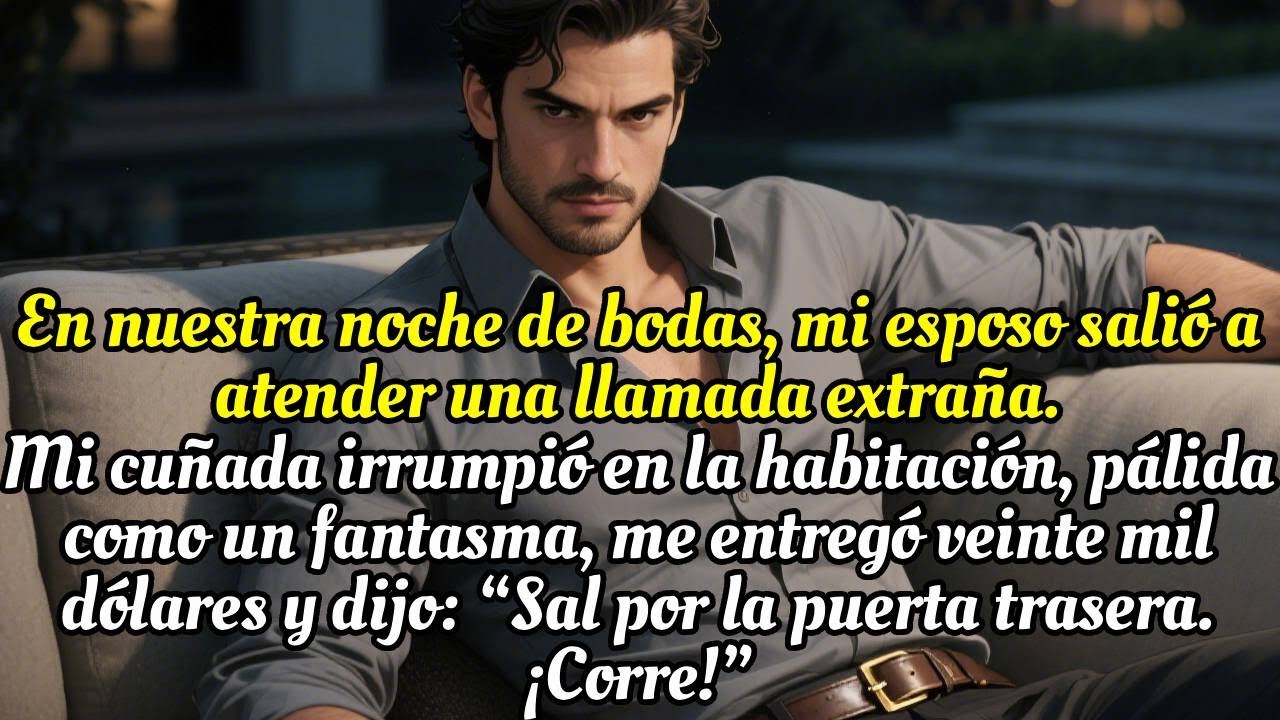 Noche de luna de miel: mi esposo atendió una llamada rara; mi cuñada pálida me dio 20 mil: “¡Corre!”