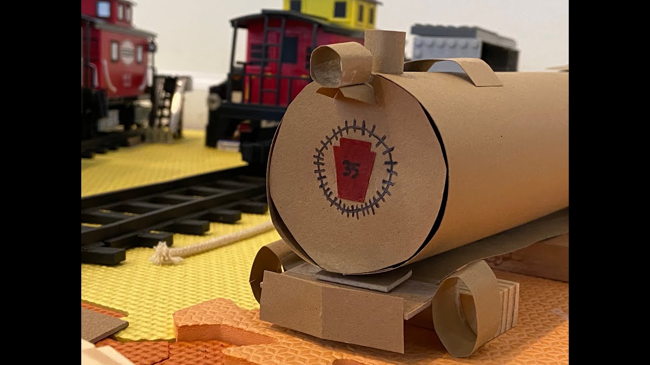 LIRR G5 Locomotive No. 35 | Cardboard Model