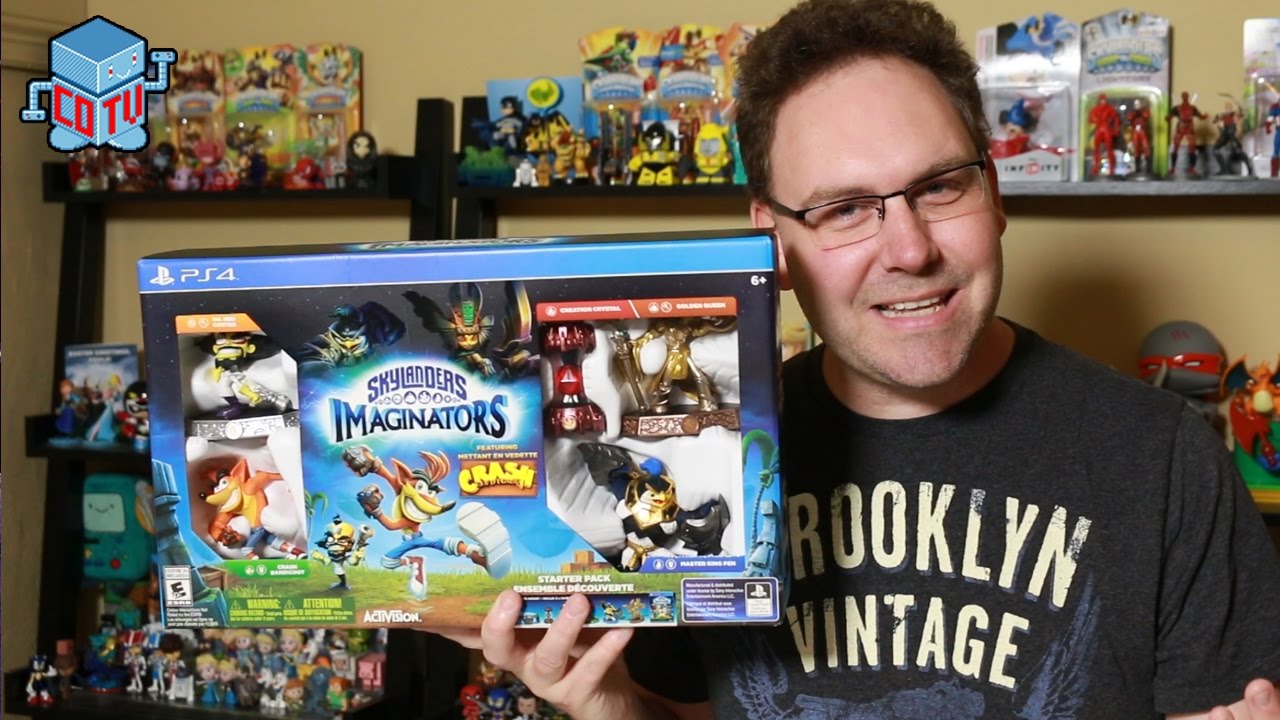 Skylanders Imaginators Starter Pack Unboxing Crash Bandicoot Edition