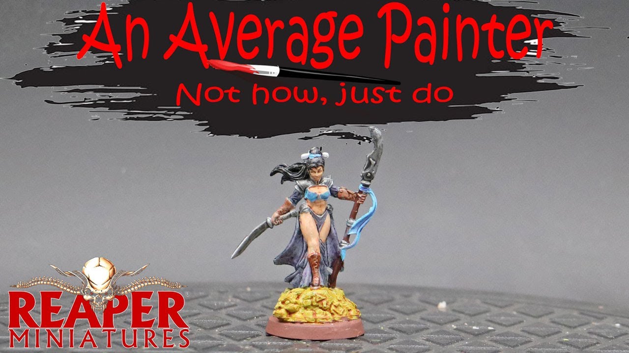 TIMELAPSE - Painting Masumi, Demon Hunter (77440) from Reaper Miniatures