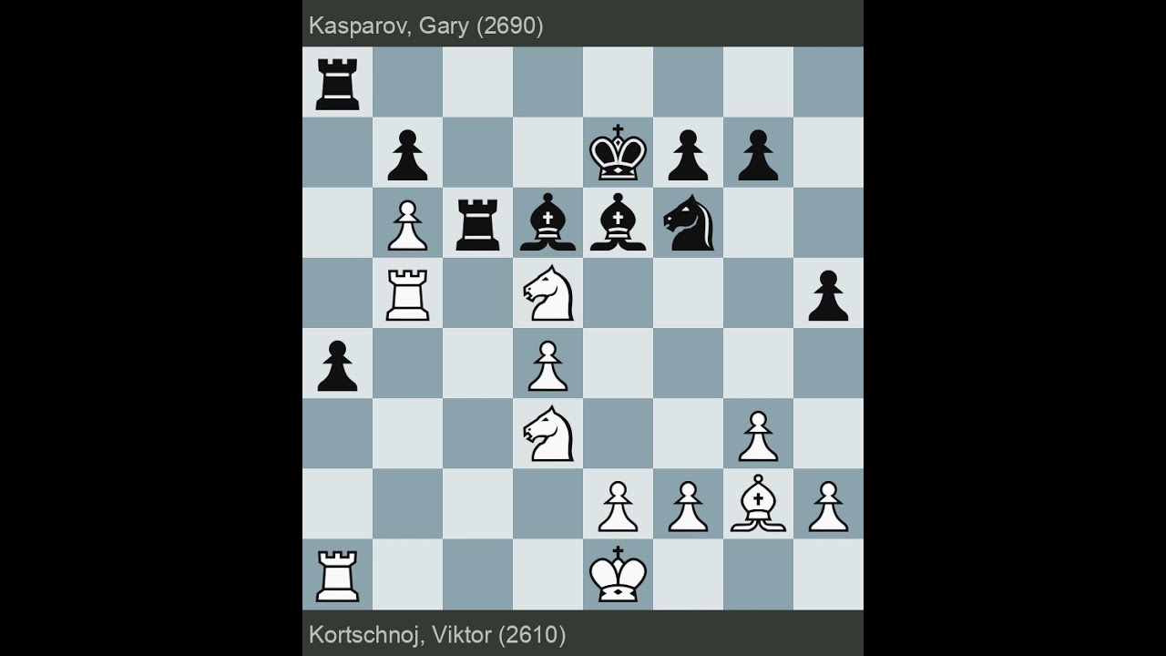 Candidats sf1 1983 | Kortschnoj vs Kasparov | Round 6