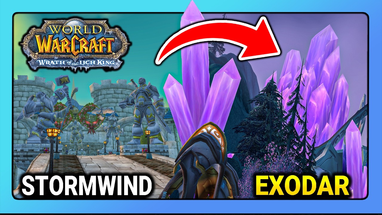 How to Get from Stormwind to Exodar (Azuremyst Islands) | Route