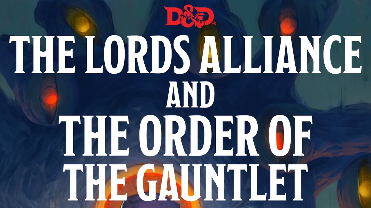 MORE GOOD GUY FACTIONS - WATERDEEP: DRAGON HEIST - DM'S GUIDE - MAGICAL TEA PARTY