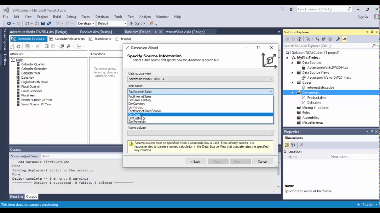 8 SSAS Dimensions 1Modifing, Adding Bhaskar Reddy Baddam