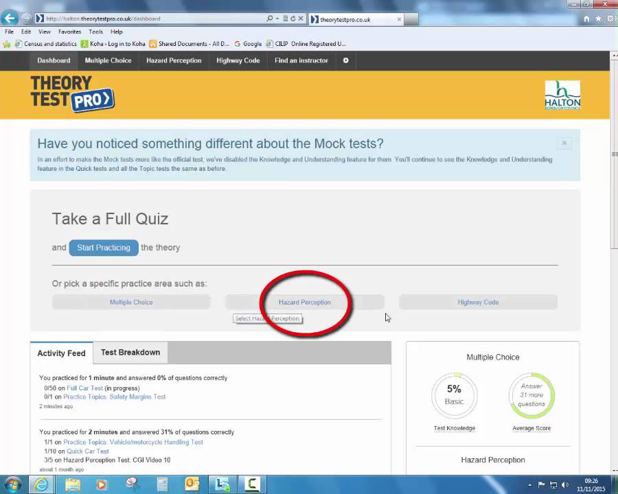 Halton Libraries - Theory Test Pro