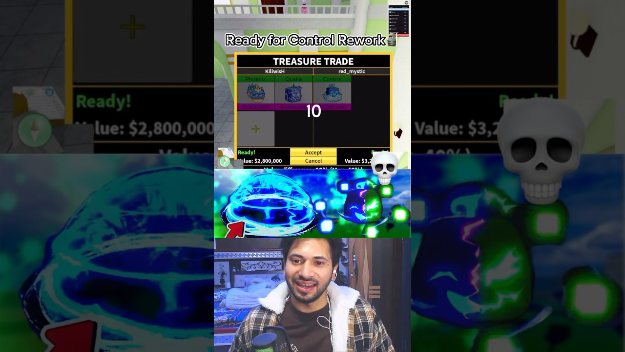 💀Control Rework How many you have? #bloxfruits #newvideo #bloxfruitupdate #viral #controlrework