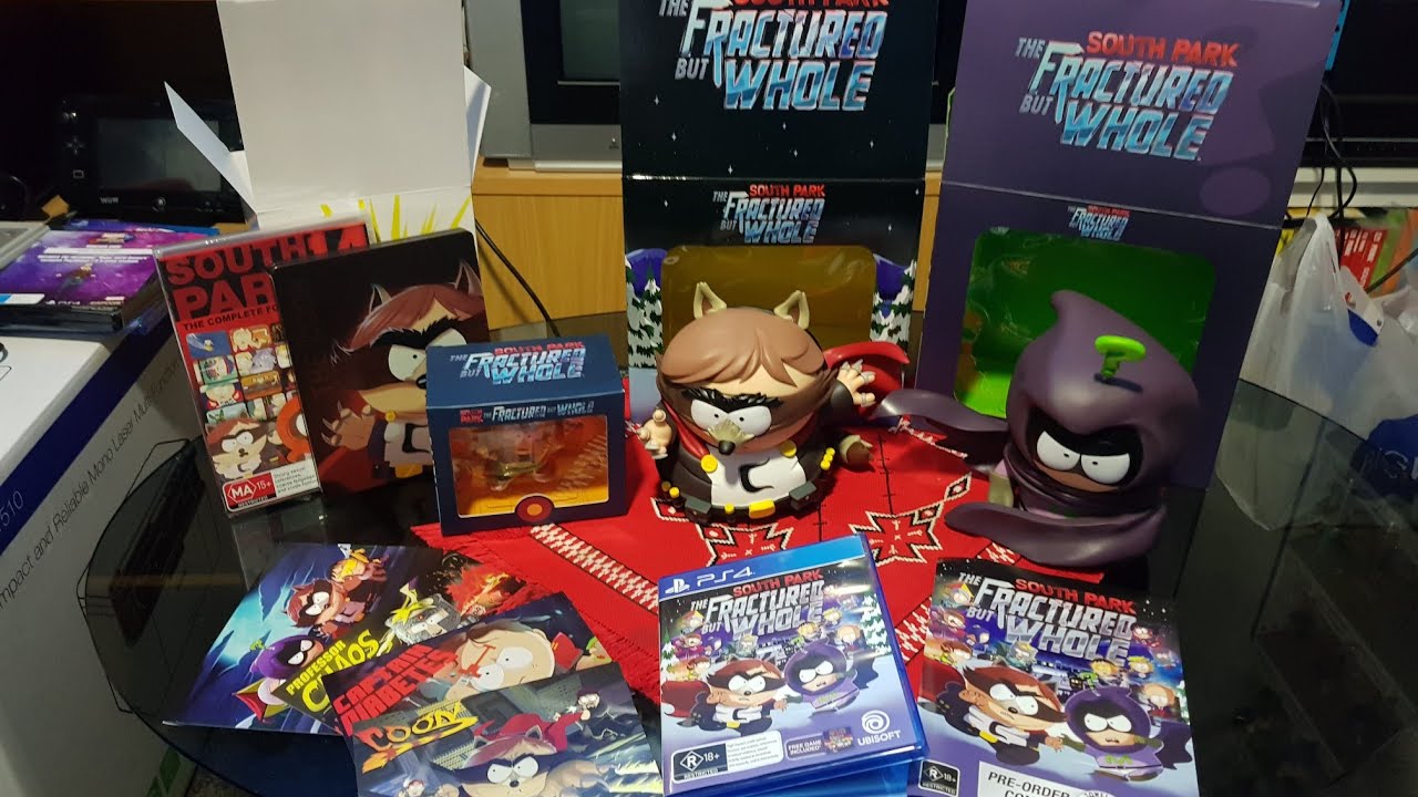 Unboxing South Park The Fractured but Whole Collectors Edition, Super Hero Bundle and 6
