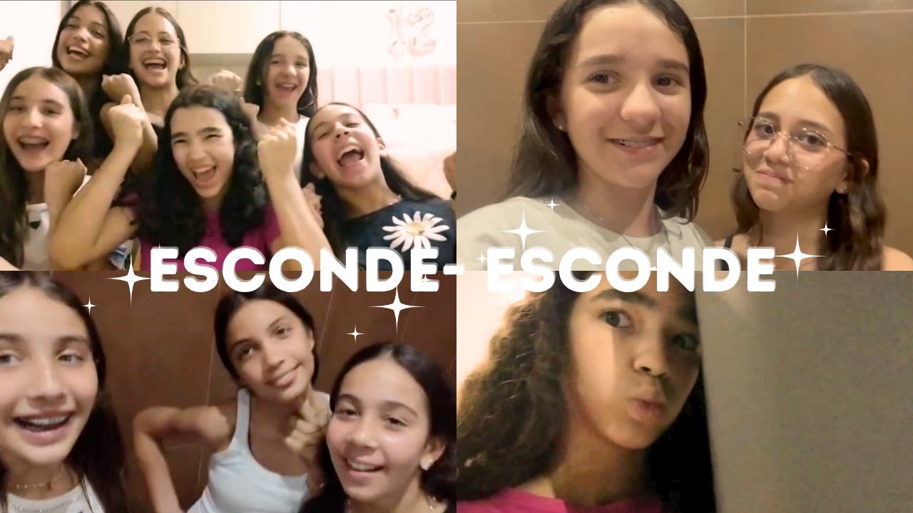 Esconde-esconde durante a noite!