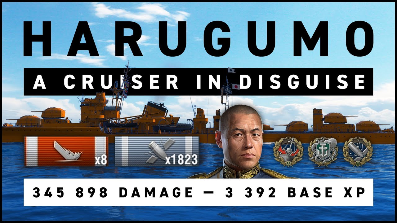 World of Warships &mdash; Harugumo | Замаскированный крейсер