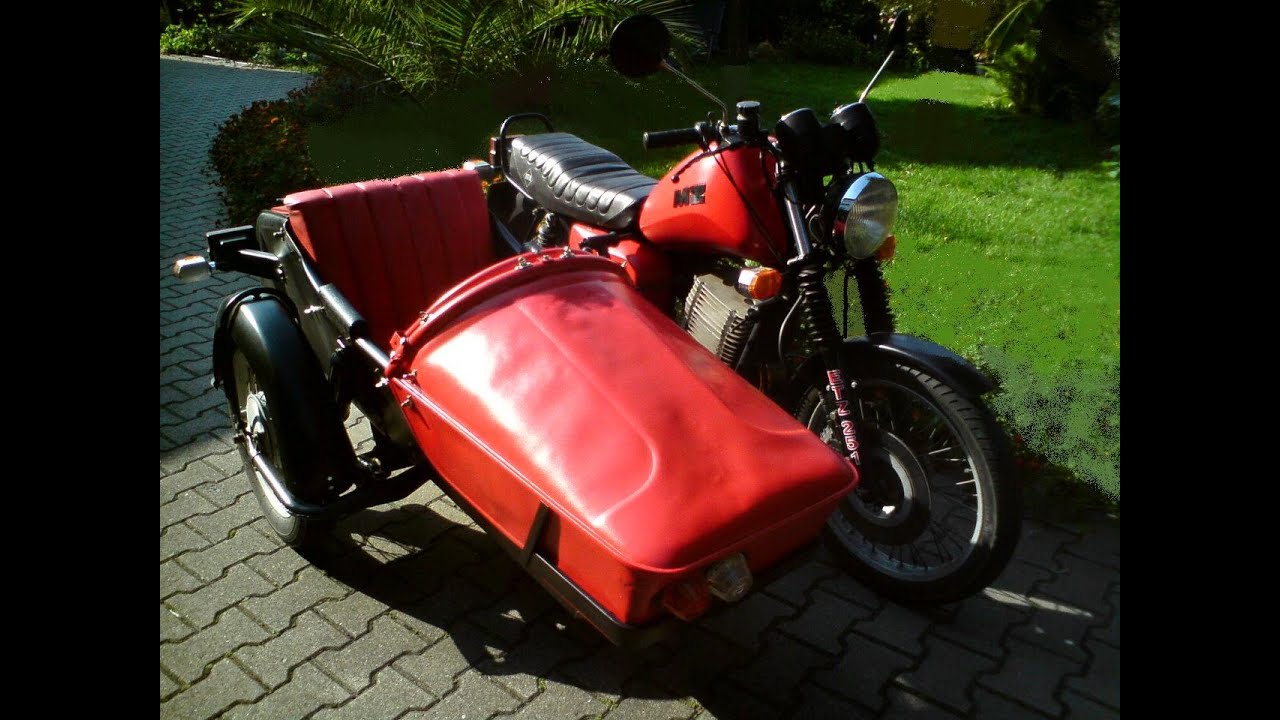Fahrt mit MZ ETZ 251 Gespann