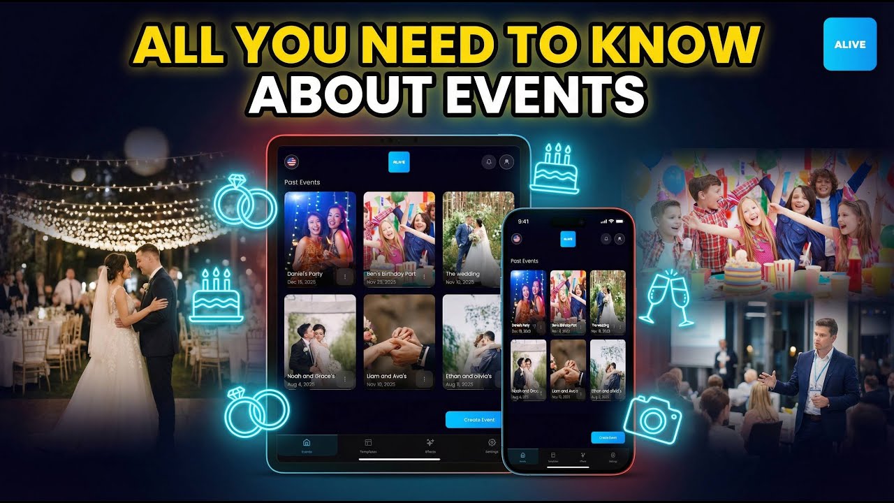 Alive Photobooth - All you Need to Know about Events