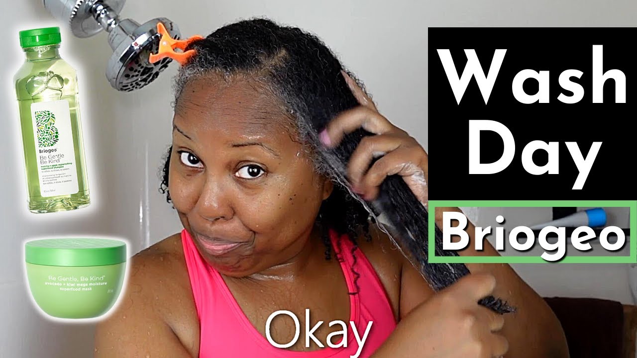 Briogeo Shampoo And Conditioner | A Quick And Easy Wash Day