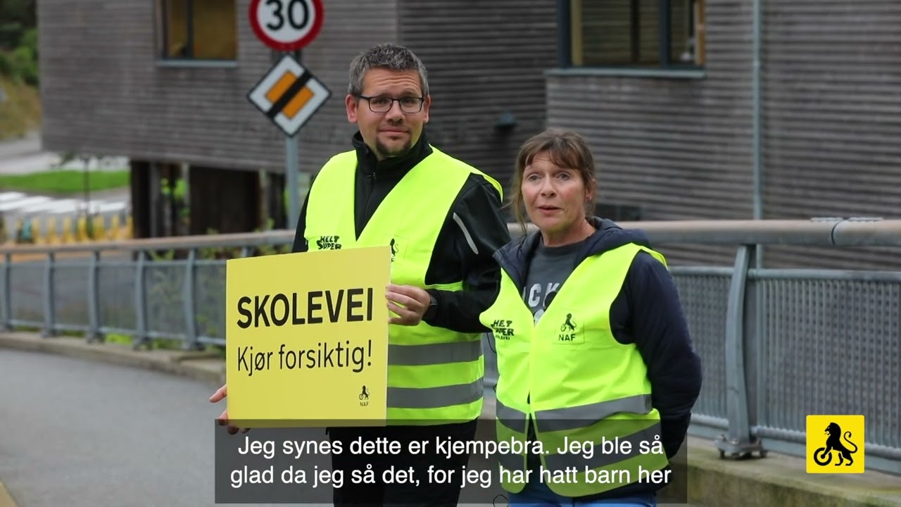 Helt Super skolevei-aksjon på Ulsmåg skole