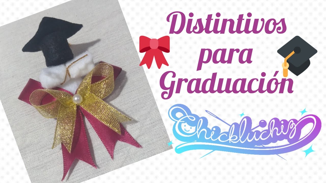 Cómo hacer distintivos para graduación.