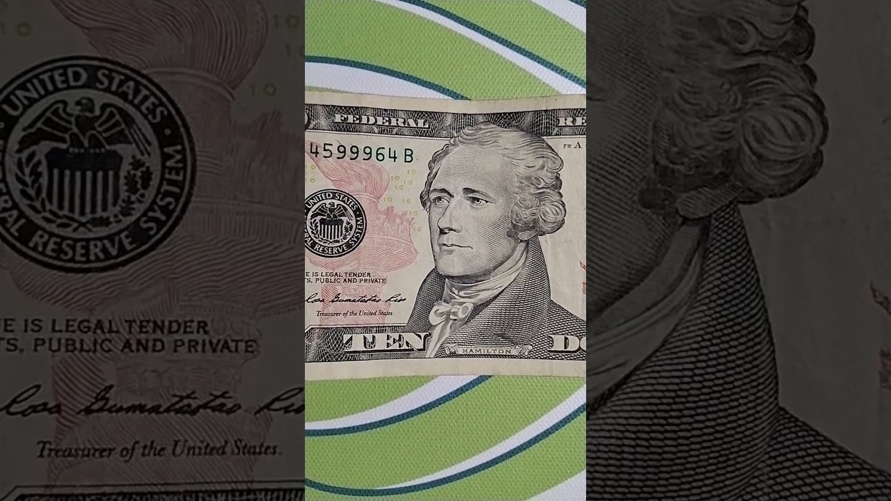 $10 Dollar Bill, Alexander Hamilton