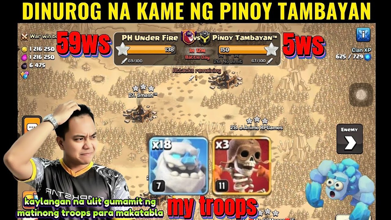 NALUKO NA ANG 59ws NAMIN🤦🏻dinurog na ng pinoy tambayan! 😱