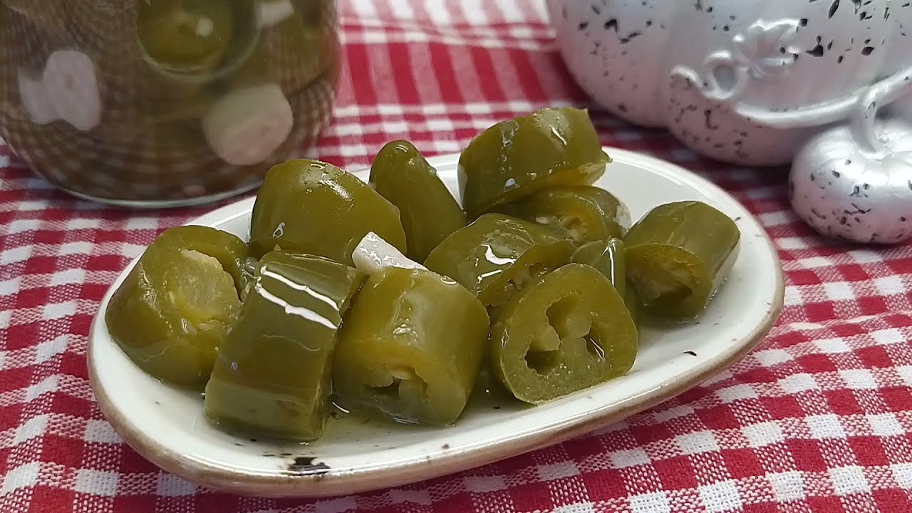 Meksika biberiyle yağlı biber turşusu #turşu #yağlıbiberturşusu #jalapeno