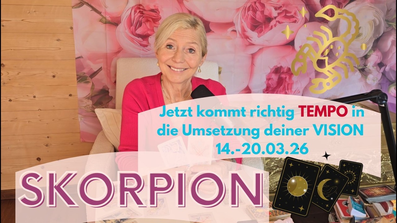 SKORPION -  Jetzt wird sie schnell sichtbar - deine VISION💎💖🥰🔥14.-20.3.26