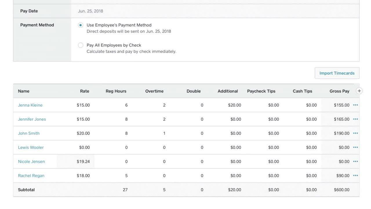 Как вести расчёт заработной платы с помощью Square — Square Payroll