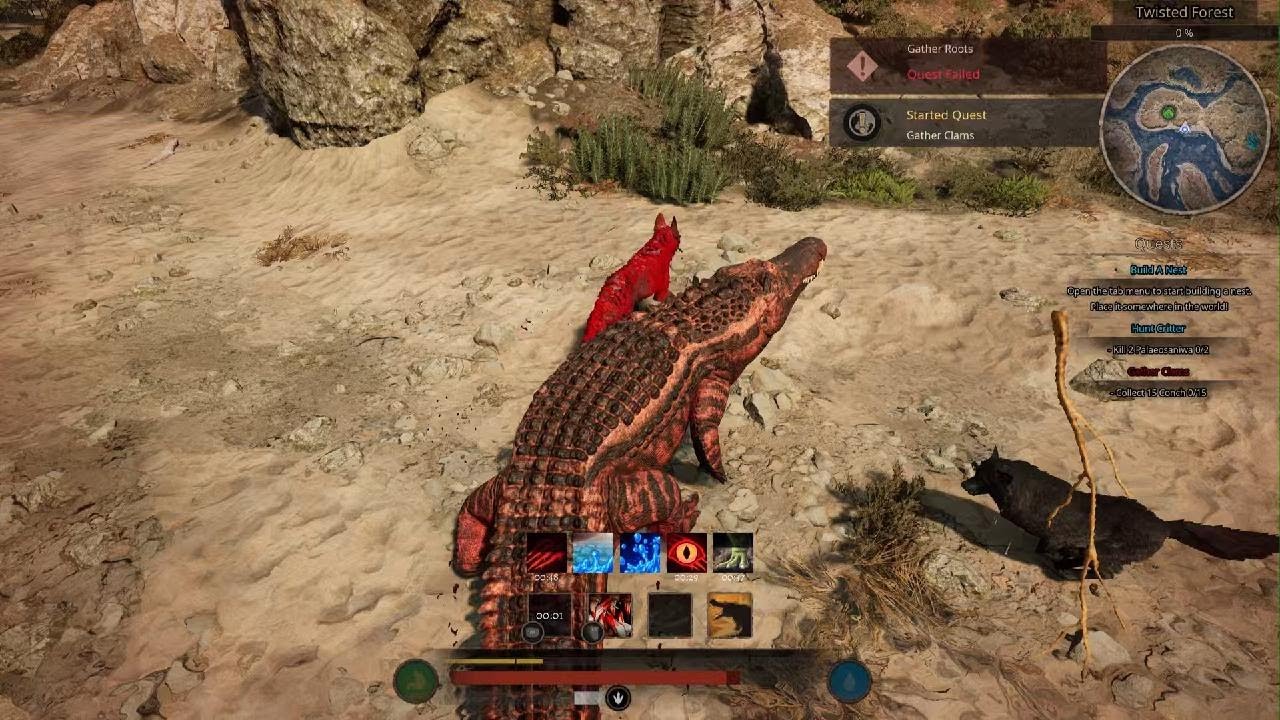 Path of Titans 1 Deino Vs Wolfpack