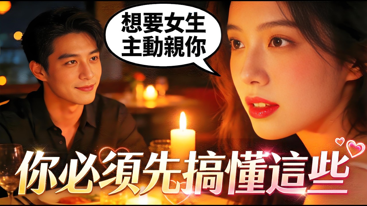 想要女生「主動親你💋」你必須先《搞懂這些》！!