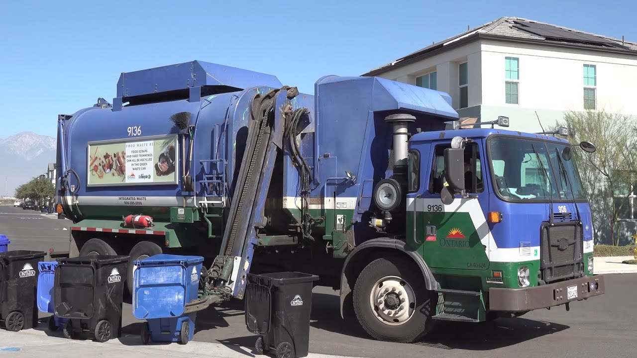 City Of Ontario Fast And Revvin Autocar ACX Amrep N3 Garbage Truck