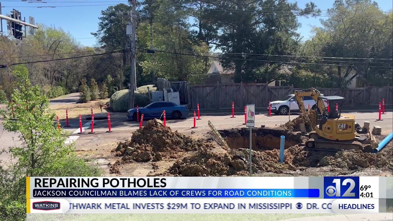 Repairs underway on ‘tire-killing’ potholes in Jackson