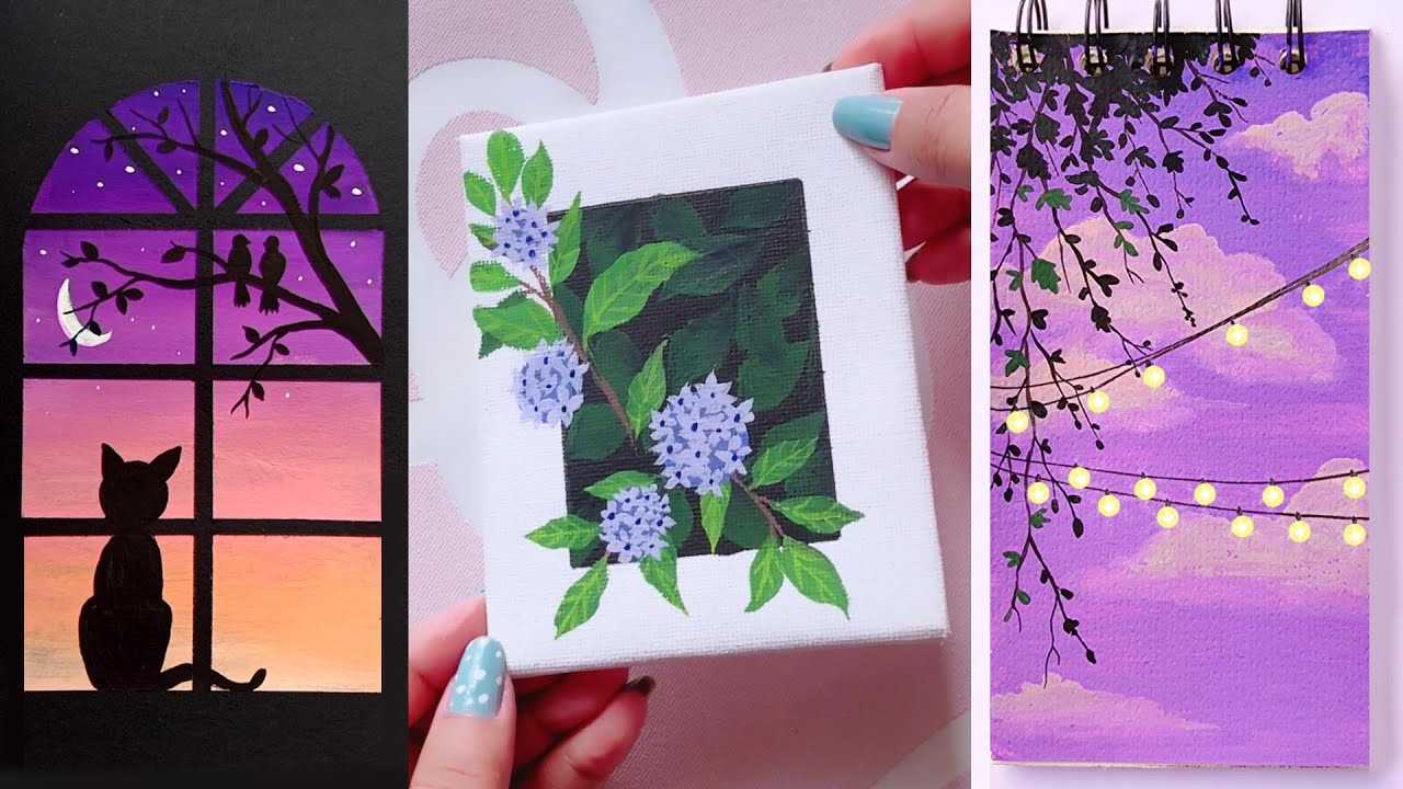 10 Super Easy Painting Lesson Ideas - Painting For Beginner