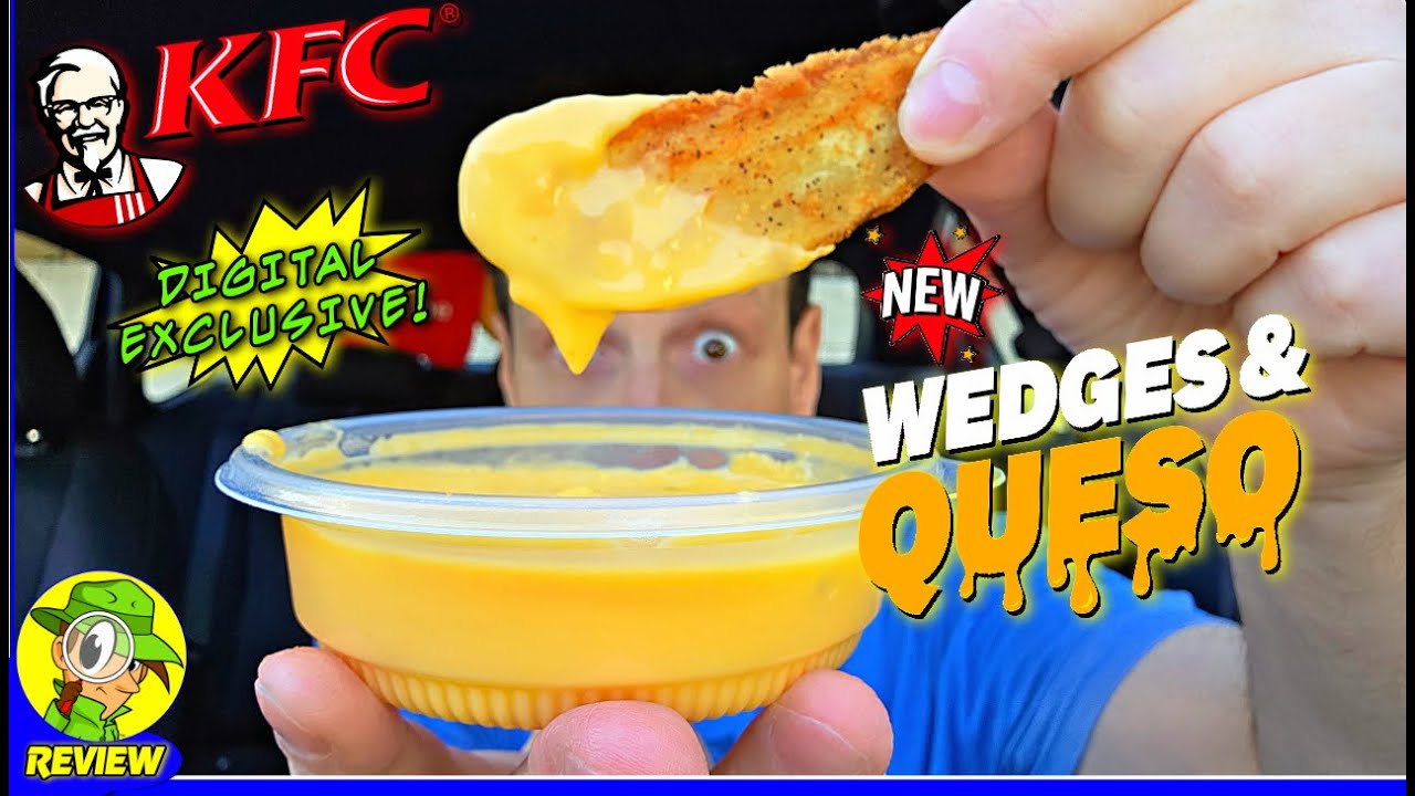 KFC® Wedges & Queso Dip Review 👴🏻🥔🧀 BEST Super Bowl Party Side Item?! 🤔 Peep THIS Out! 🕵️‍♂️