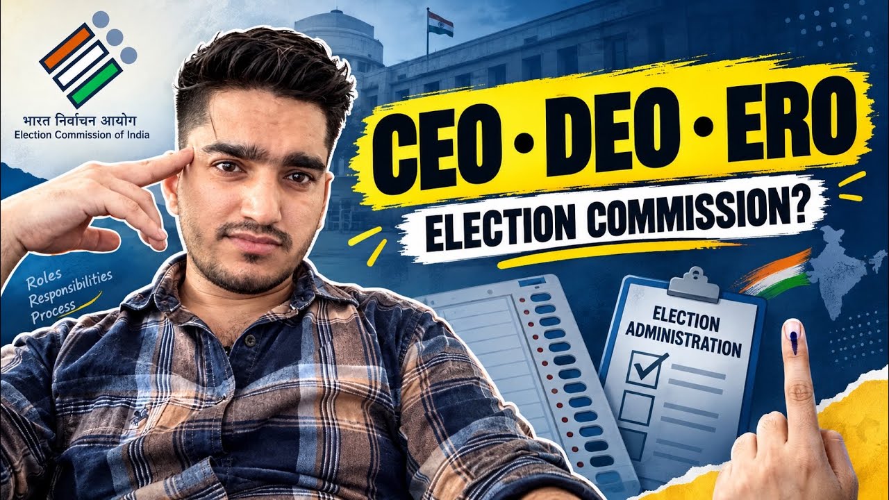 Election Commission of India 🇮🇳 | CEO, DEO & ERO Explained | Inside the Election System | Vlog 