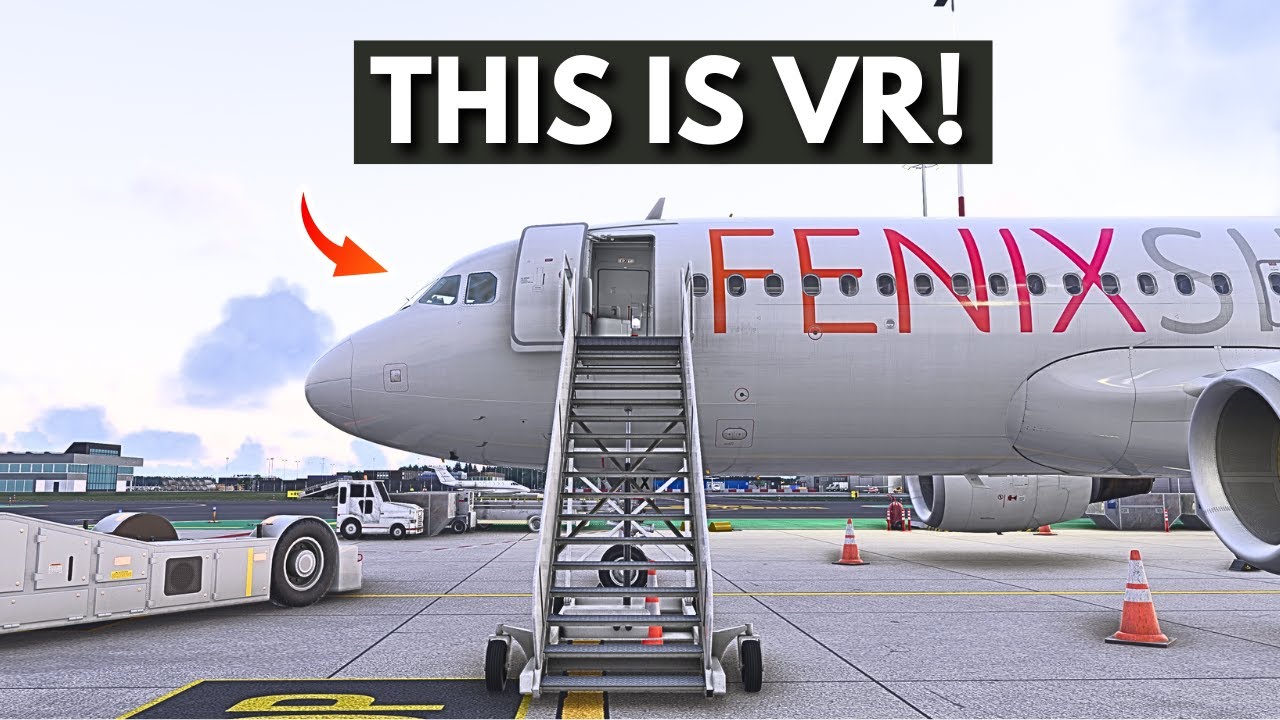 AIRBUS A320 в ВИРТУАЛЬНОЙ РЕАЛЬНОСТИ - Microsoft Flight Simulator 2024