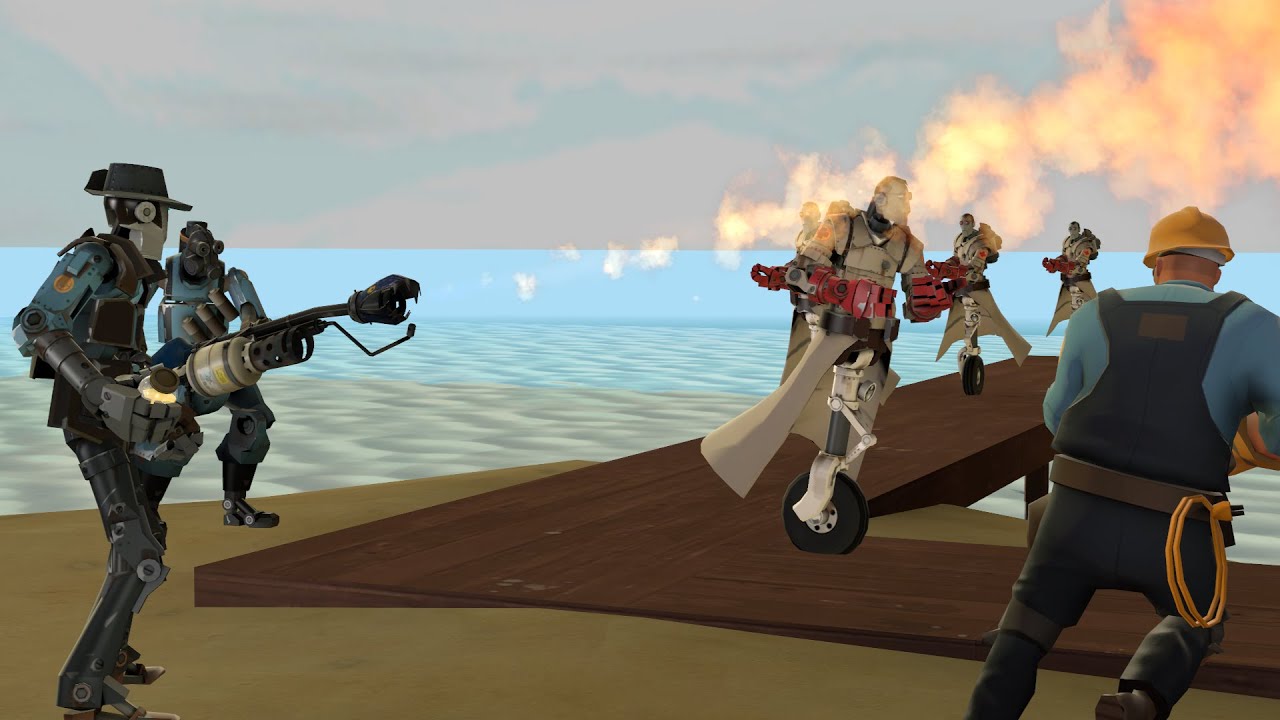 Team Fortress 2 Tower Defense Gameplay
