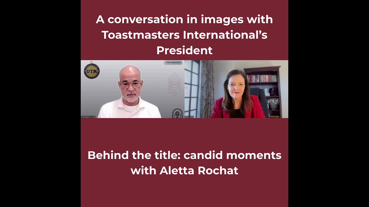 Toastmasters International President Aletta Rocha on Leadership, Confidence & Growth