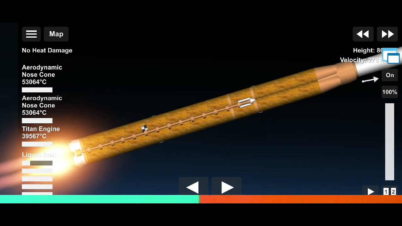 Trying out my SLS in realistic mode