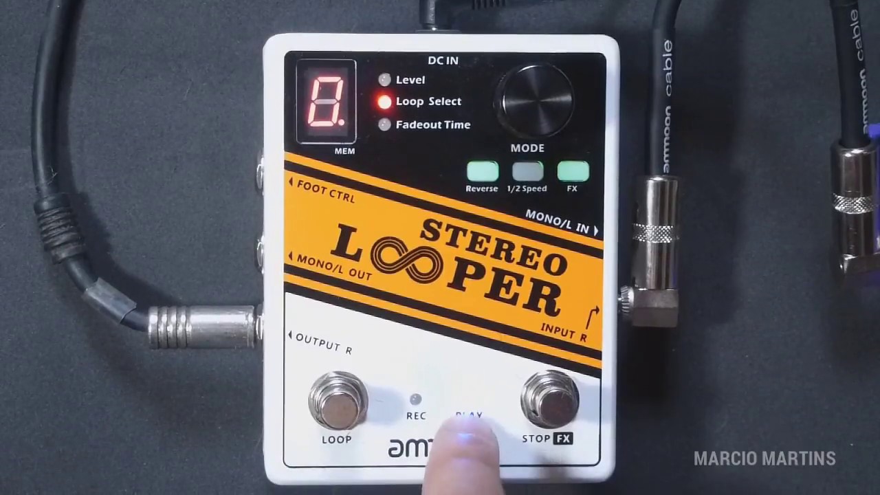 Pedal Loop Ammoon Stereo Looper