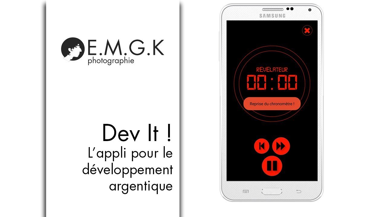 Une appli pour développer tes pellicules
